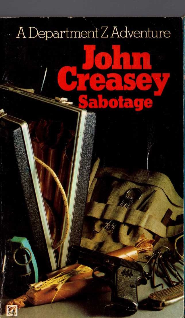 John Creasey  SABOTAGE (Department 'Z') front book cover image
