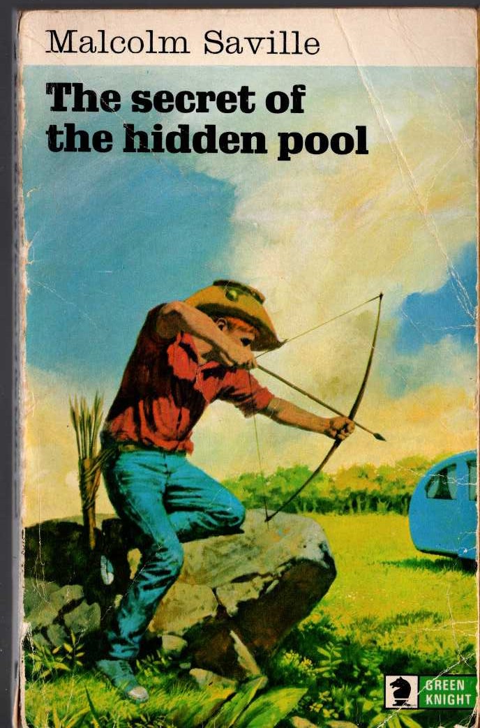 Malcolm Saville  THE SECRET OF THE HIDDEN POOL front book cover image