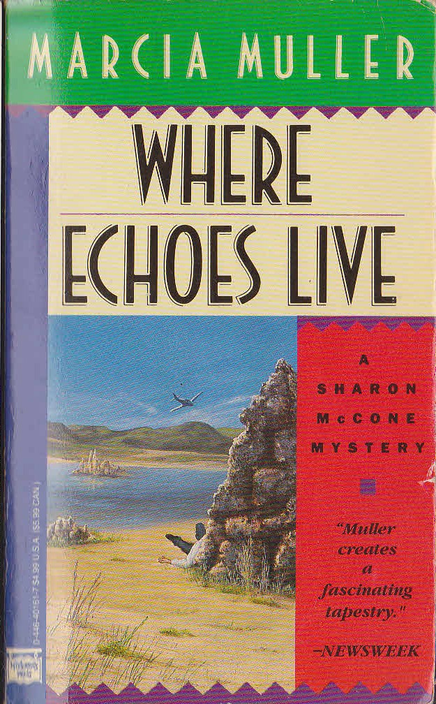 Marcia Muller  WHERE ECHOES LIVE front book cover image
