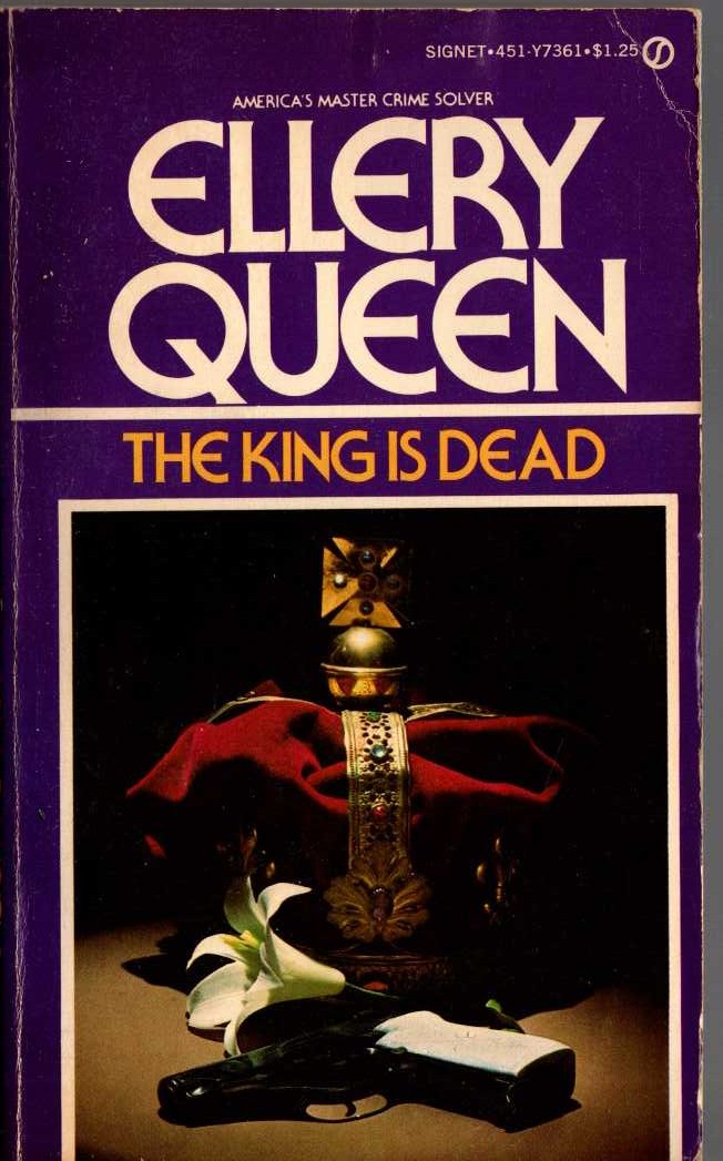 Ellery Queen  THE KING IS DEAD front book cover image