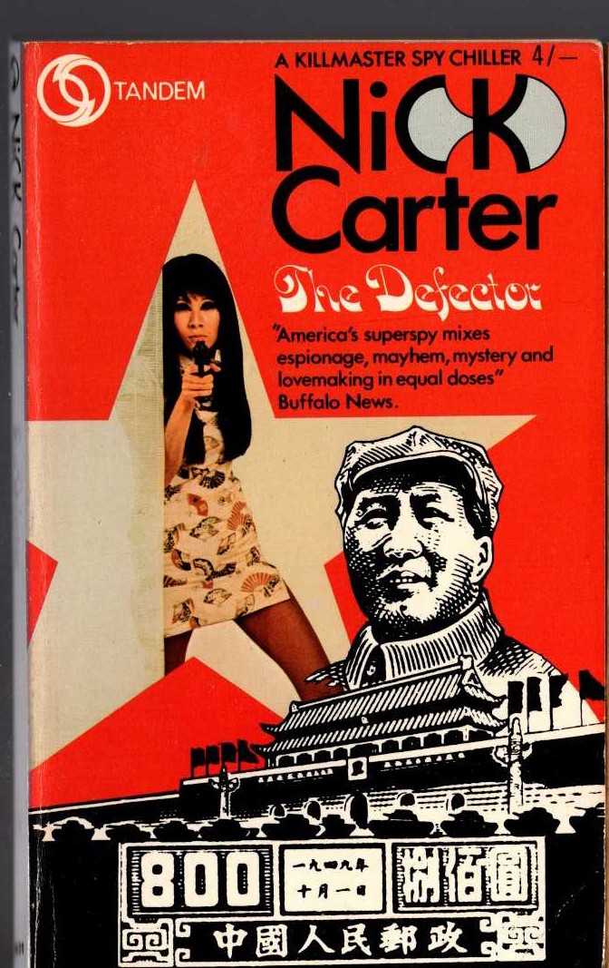 Nick Carter  THE DEFECTOR front book cover image