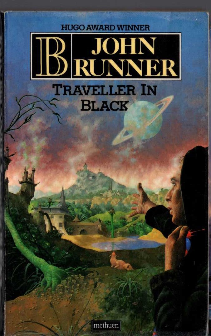 John Brunner  TRAVELLER IN BLACK front book cover image