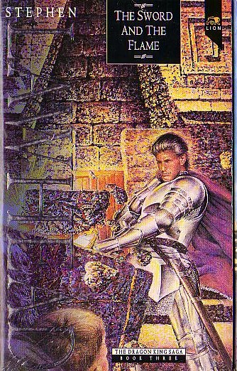 Stephen Lawhead  THE SWORD AND THE FLAME front book cover image