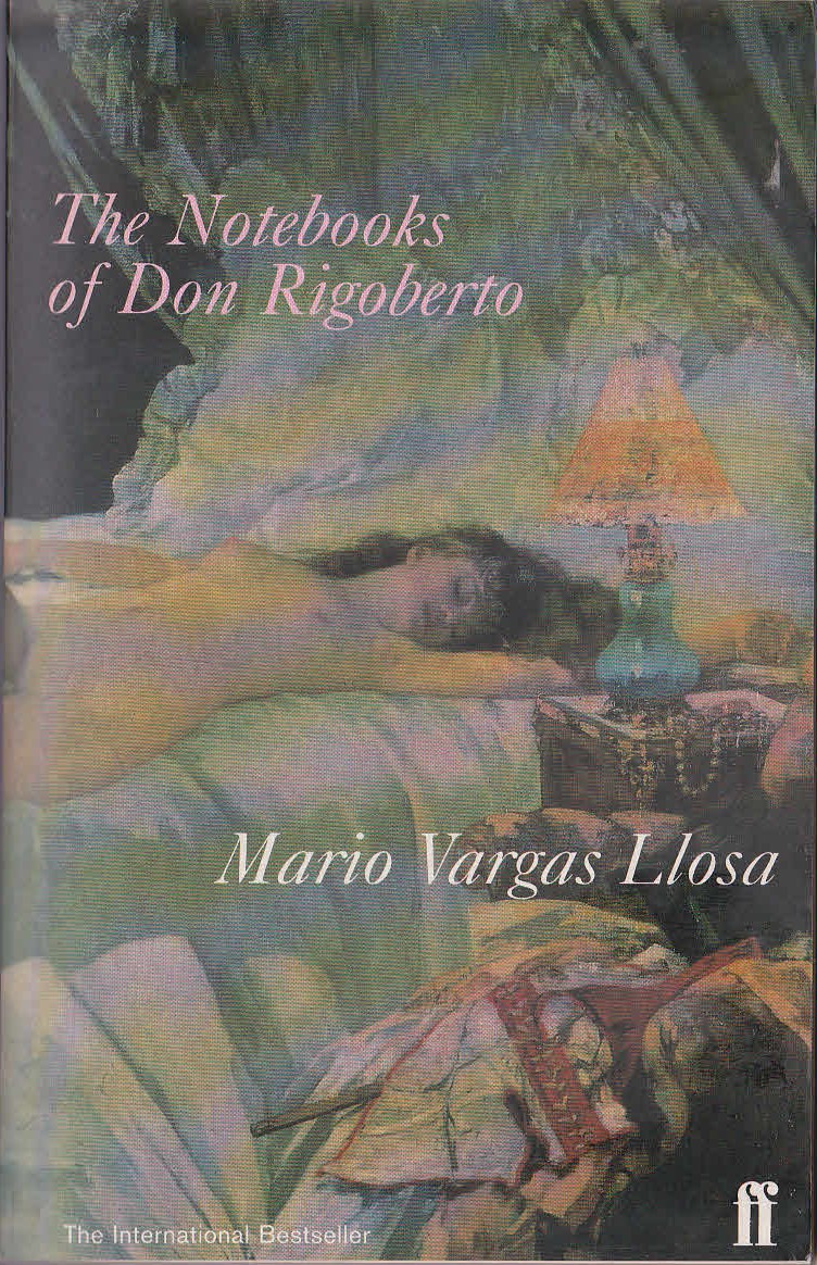 Mario Vargas Llosa  THE NOTEBOOKS OF DON RIGOBERTO front book cover image