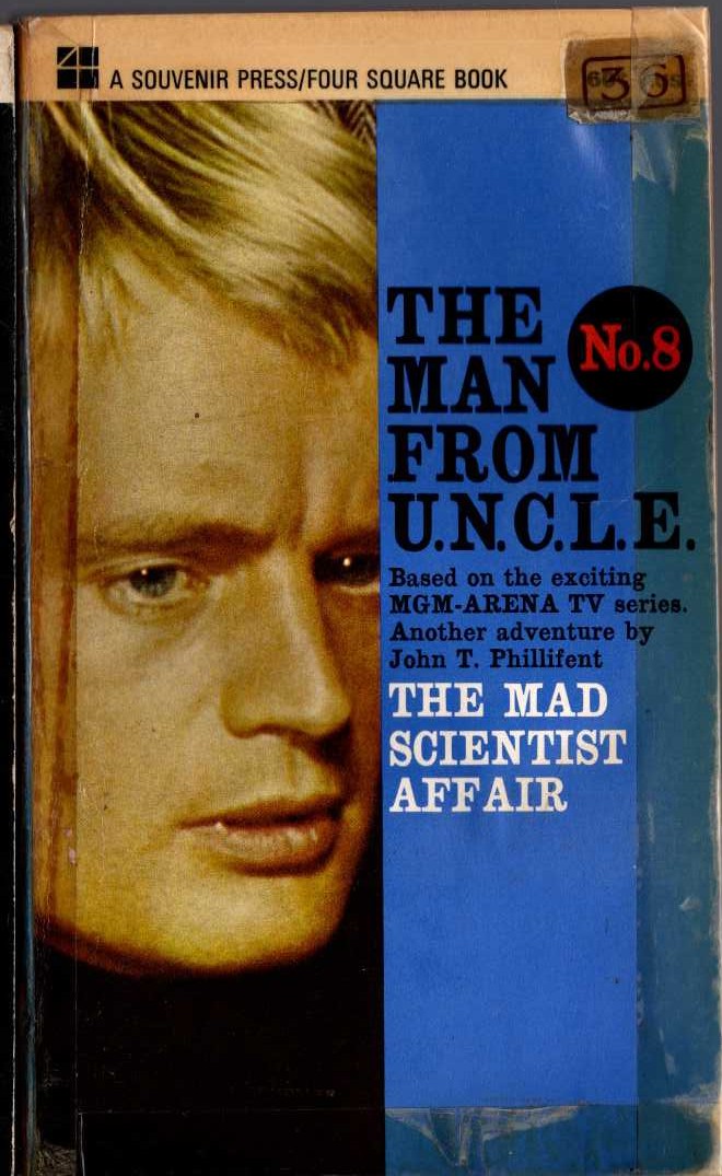 John T. Phillifent  THE MAN FROM U.N.C.L.E. No.8: THE MAD SCIENTIST AFFAIR front book cover image