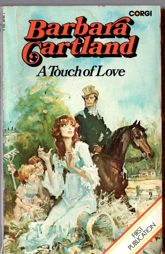 Barbara Cartland  A TOUCH OF LOVE front book cover image
