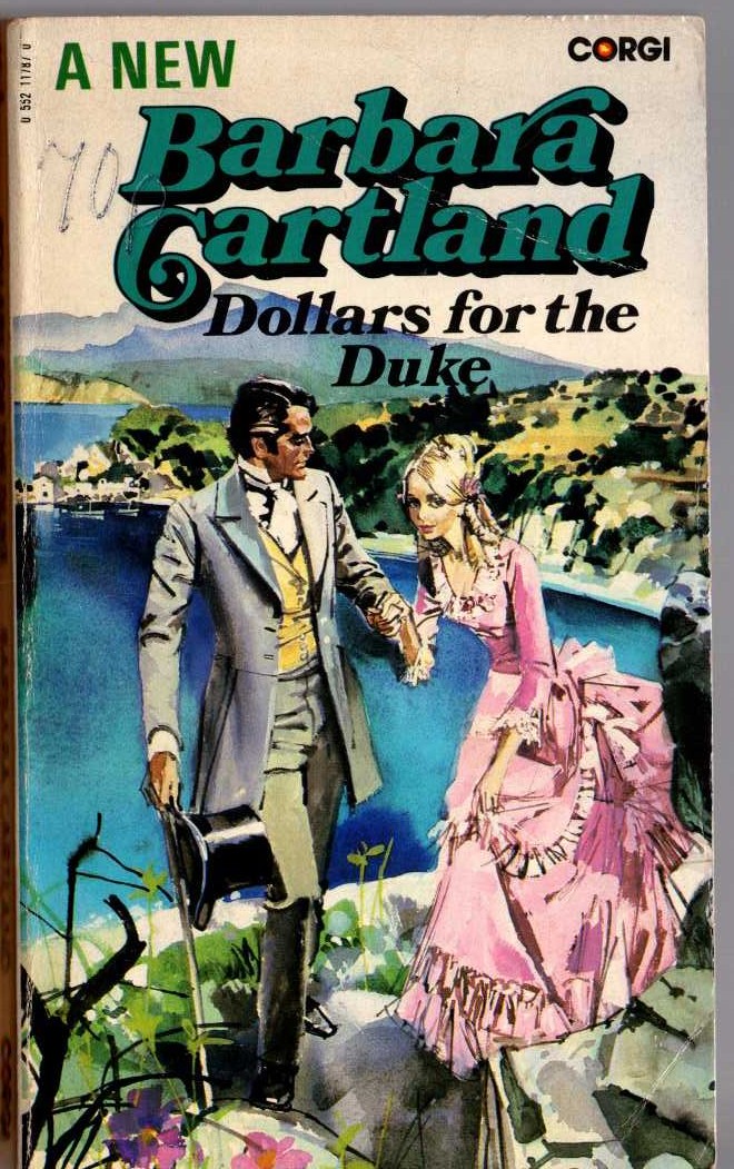 Barbara Cartland  DOLLARS FOR THE DUKE front book cover image