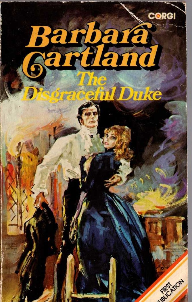 Barbara Cartland  THE DIGRACEFUL DUKE front book cover image