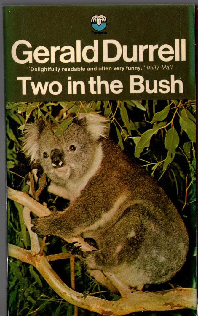Gerald Durrell  TWO IN THE BUSH front book cover image