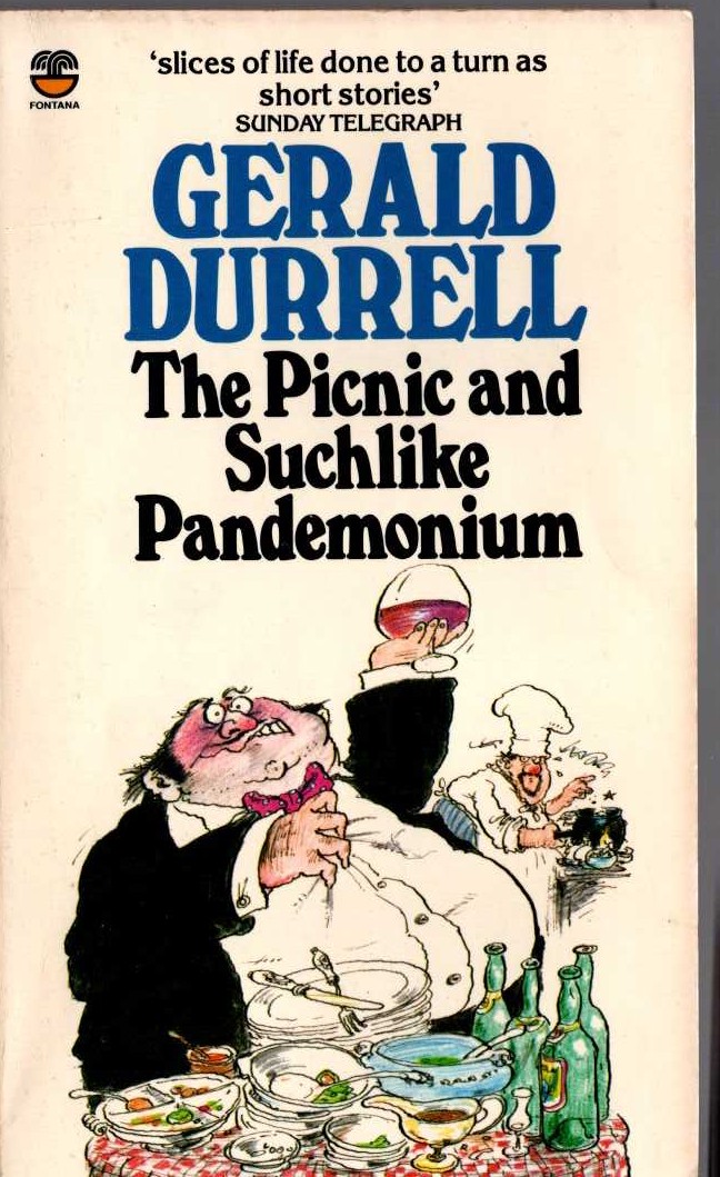 Gerald Durrell  THE PICNIC AND SUCHLIKE PANDEMONIUM front book cover image