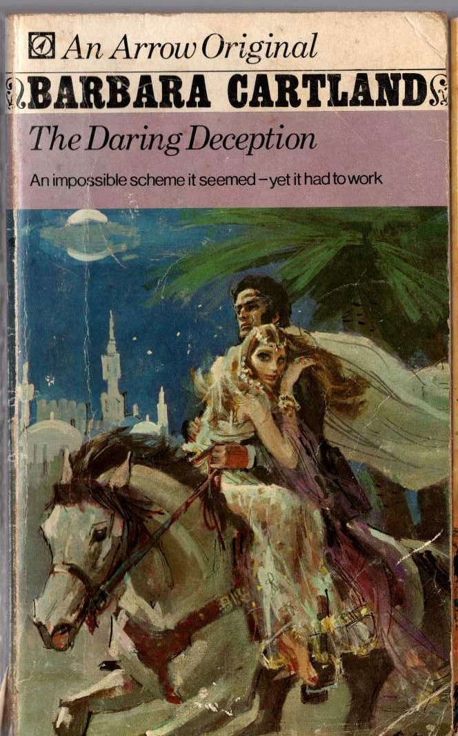 Barbara Cartland  THE DARING DECEPTION front book cover image