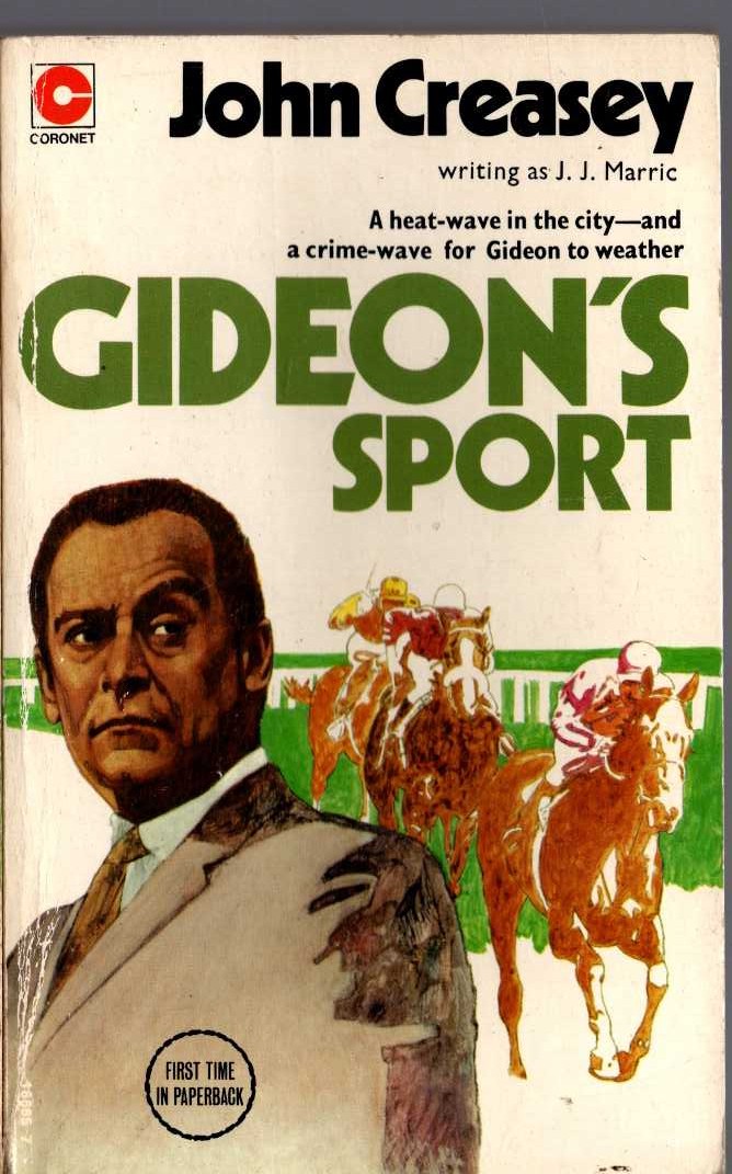 J.J. Marric  GIDEON'S SPORT front book cover image