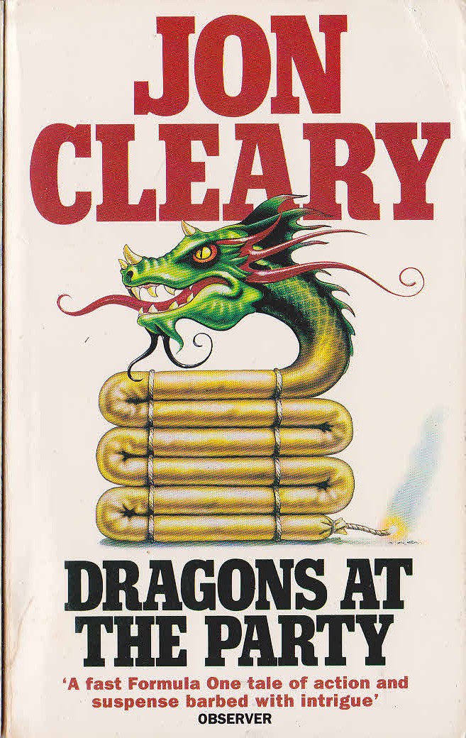 Jon Cleary  DRAGONS AT THE PARTY front book cover image