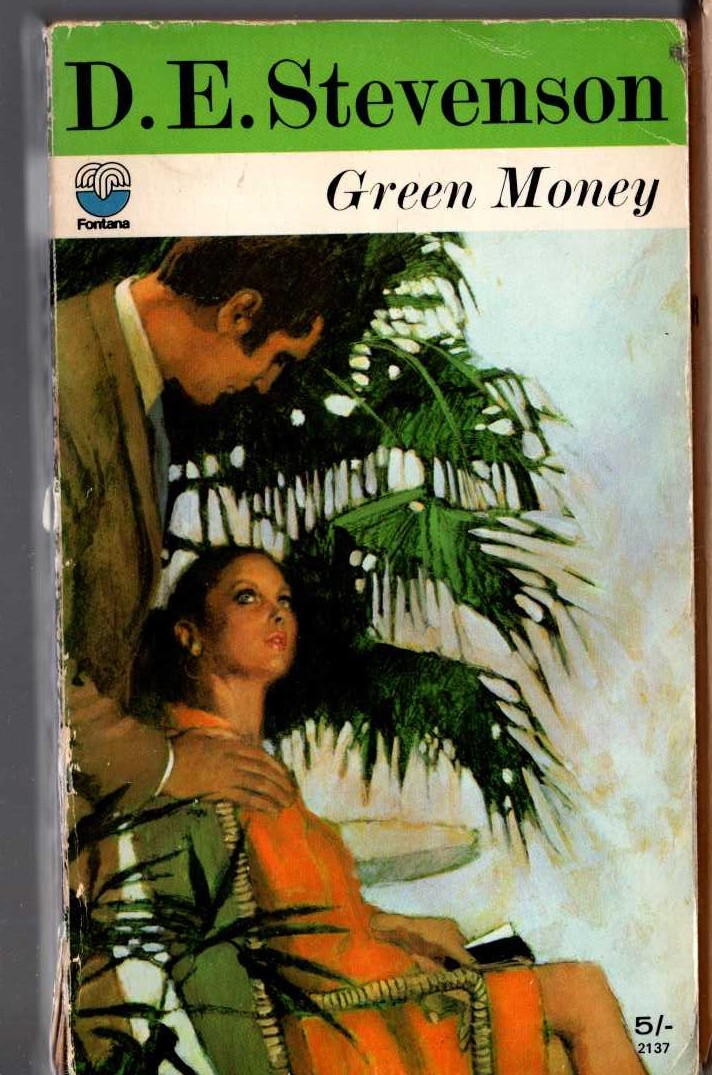 D.E. Stevenson  GREEN MONEY front book cover image