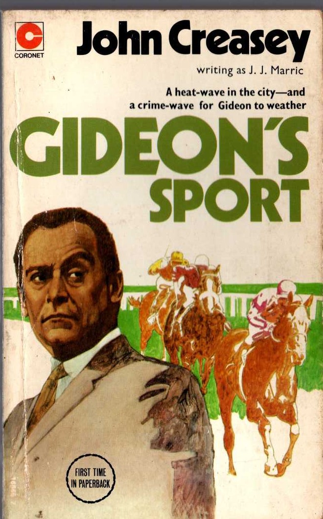 J.J. Marric  GIDEON'S SPORT front book cover image