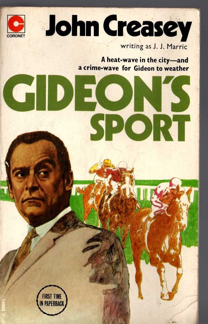 J.J. Marric  GIDEON'S SPORT front book cover image