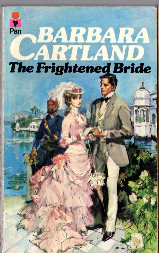 Barbara Cartland  THE FRIGHTENED BRIDE front book cover image