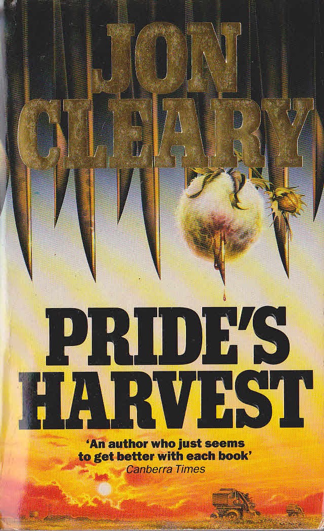 Jon Cleary  PRIDE'S HARVEST front book cover image