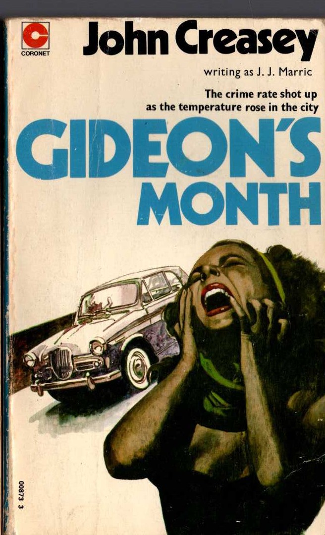 J.J. Marric  GIDEON'S MONTH front book cover image