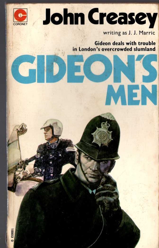 J.J. Marric  GIDEON'S MEN front book cover image