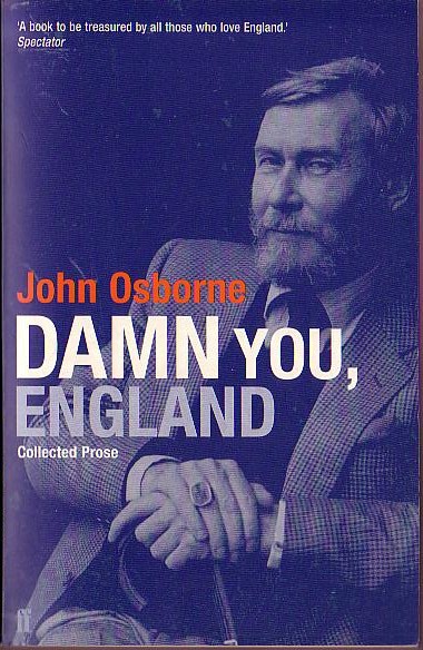 John Osborne  DAMN YOU, ENGLAND front book cover image