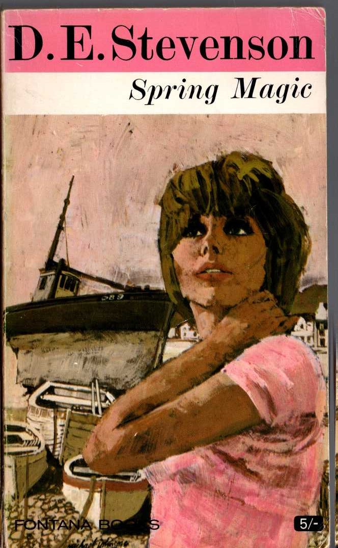 D.E. Stevenson  SPRING MAGIC front book cover image