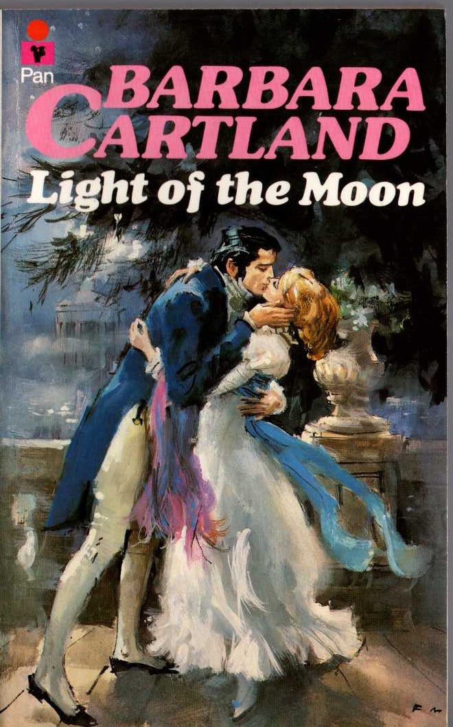 Barbara Cartland  LIGHT OF THE MOON front book cover image