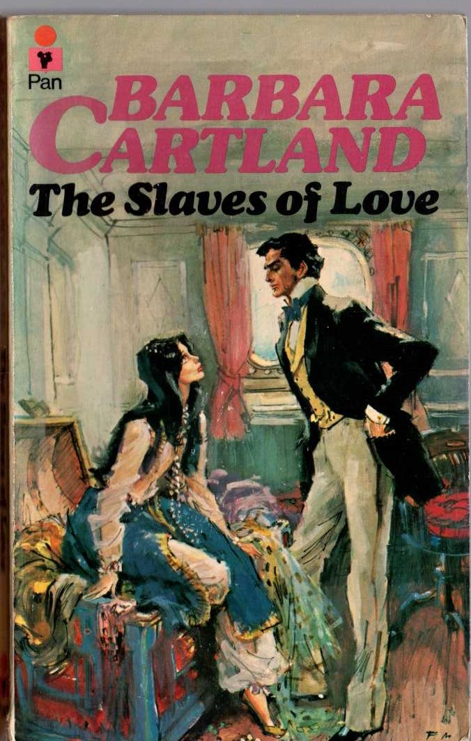 Barbara Cartland  THE SLAVES OF LOVE front book cover image