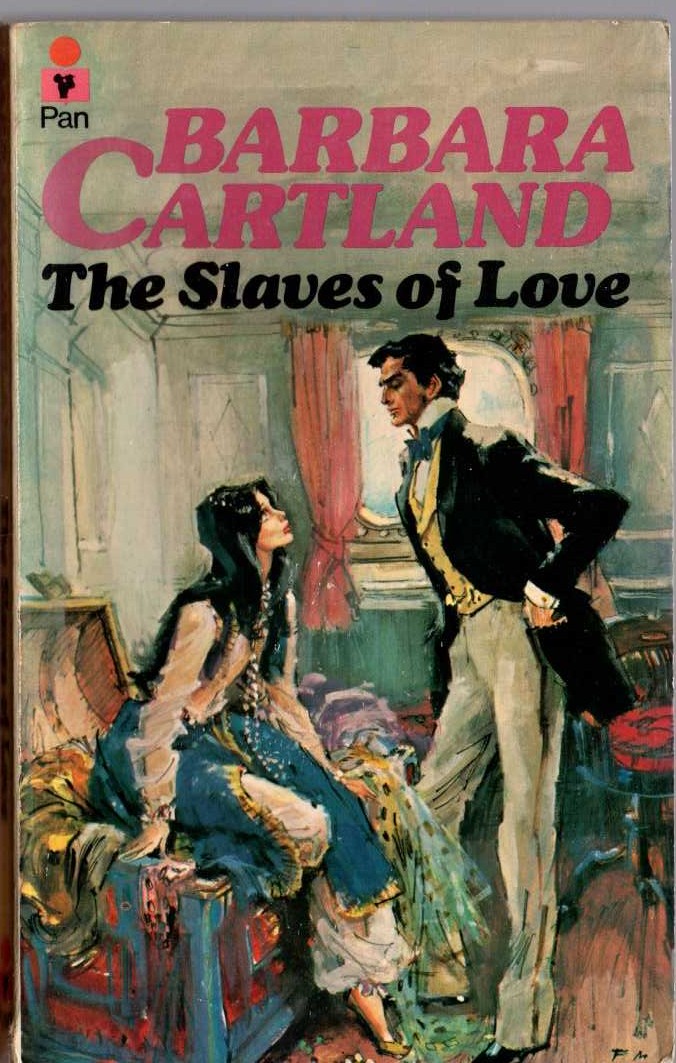 Barbara Cartland  THE SLAVES OF LOVE front book cover image