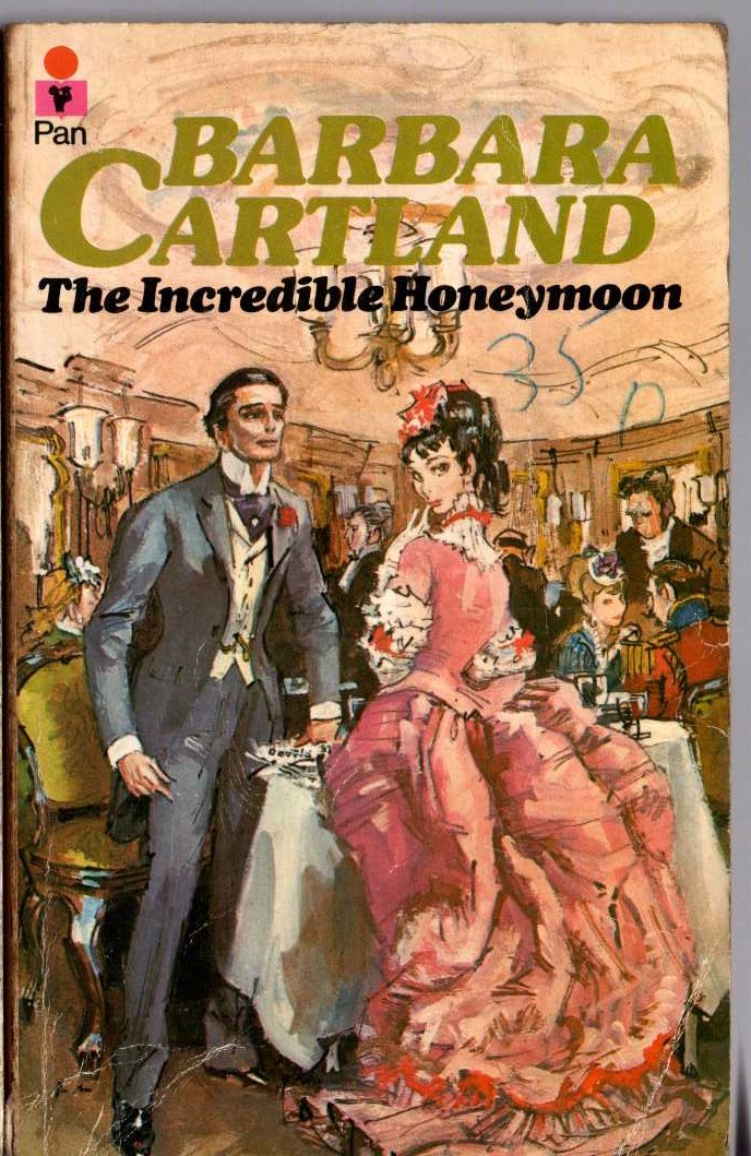 Barbara Cartland  THE INCREDIBLE HONEYMOON front book cover image