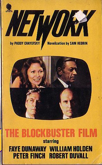 Sam Hedrin  NETWORK (Faye Dunaway, Robert Duvall..) front book cover image