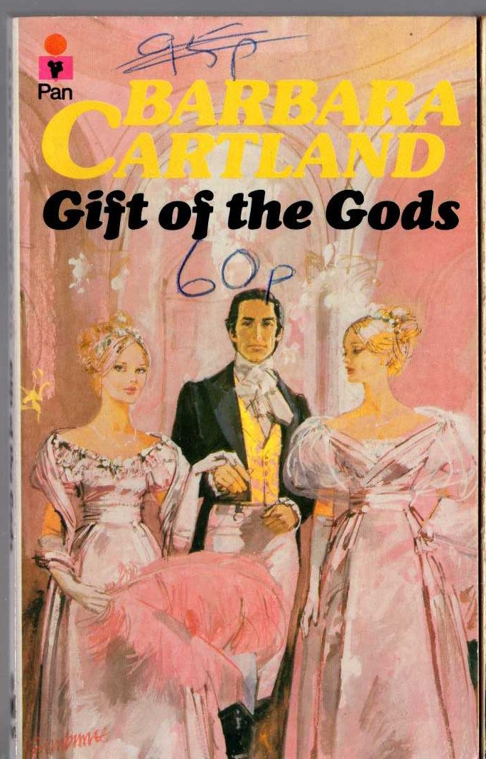 Barbara Cartland  GIFT OF THE GODS front book cover image
