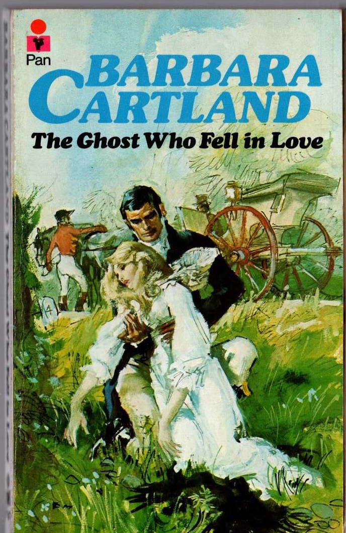 Barbara Cartland  THE GHOST WHO FELL IN LOVE front book cover image