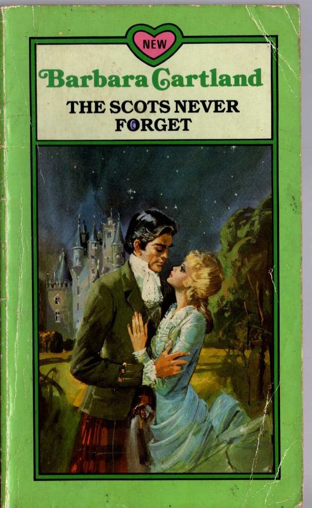 Barbara Cartland  THE SCOTS NEVER FORGET front book cover image