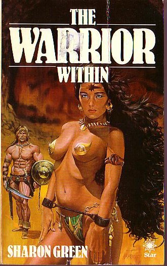 Sharon Green  THE WARRIOR WITHIN front book cover image