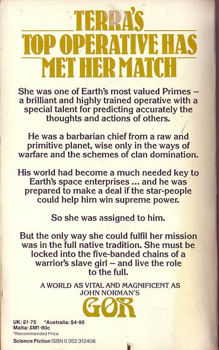 Sharon Green  THE WARRIOR WITHIN magnified rear book cover image