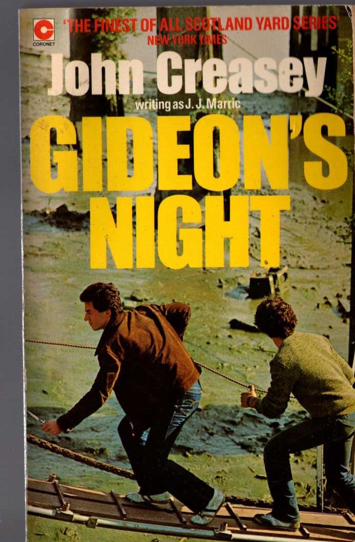 J.J. Marric  GIDEON'S NIGHT front book cover image