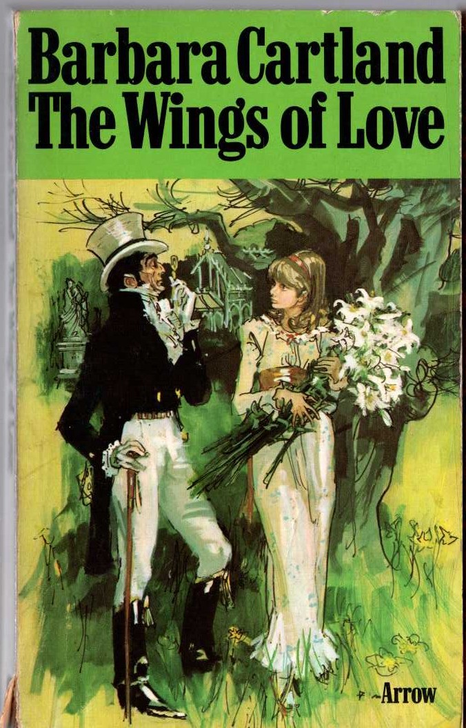 Barbara Cartland  THE WINGS OF LOVE front book cover image