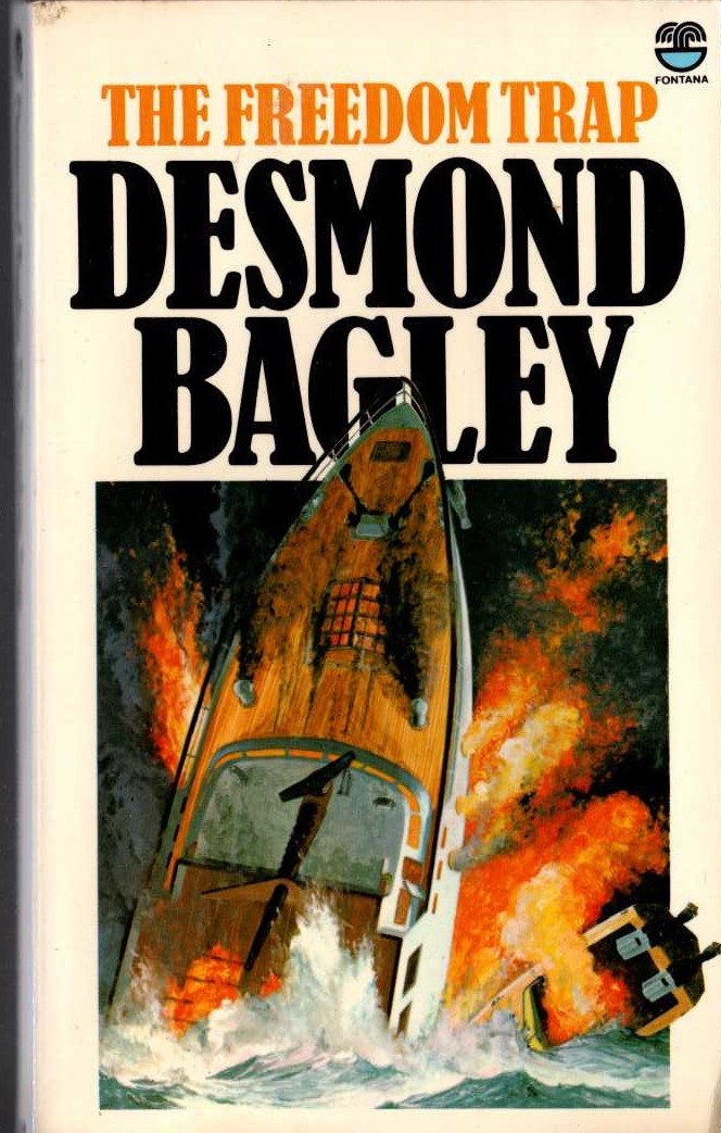 Desmond Bagley  THE FREEDOM TRAP front book cover image