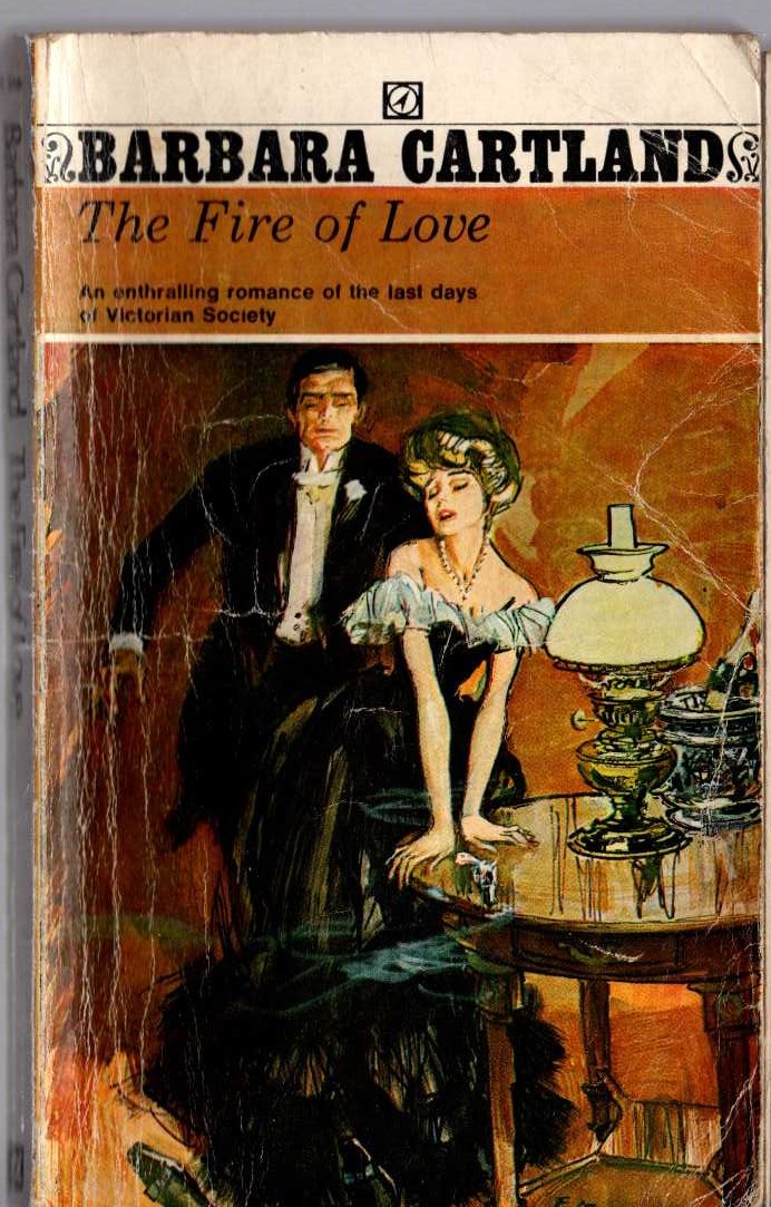 Barbara Cartland  THE FIRE OF LOVE front book cover image