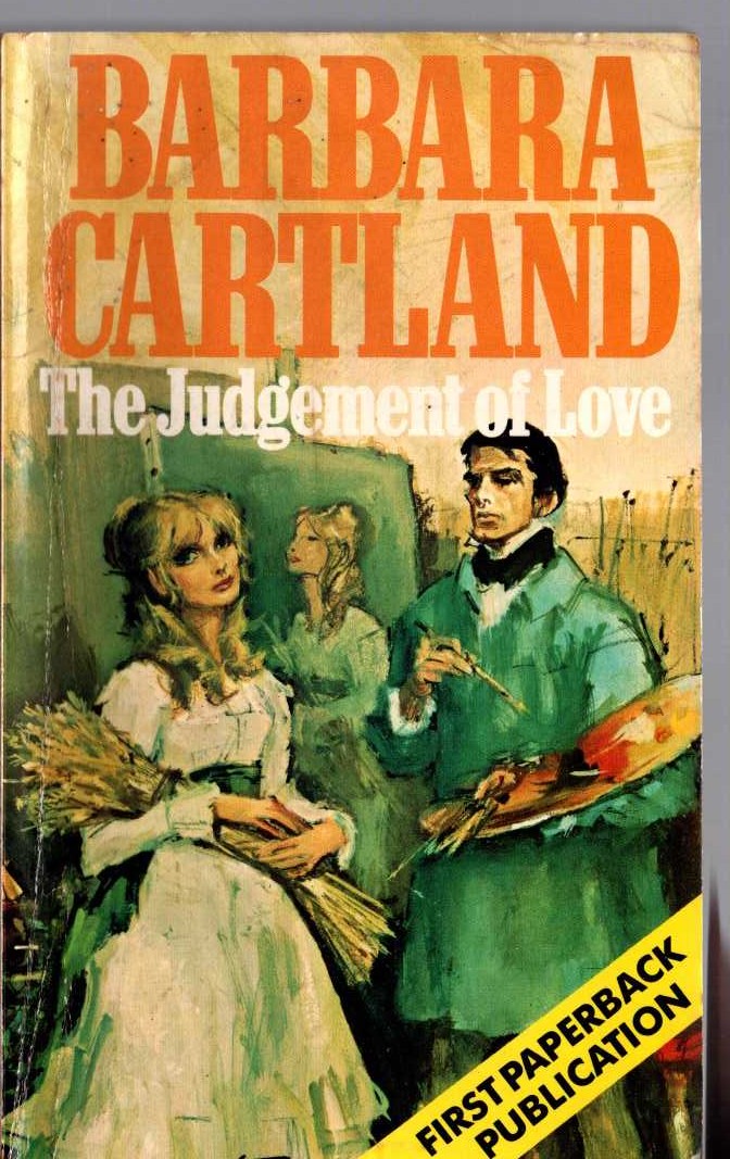 Barbara Cartland  THE JUDGEMENT OF LOVE front book cover image