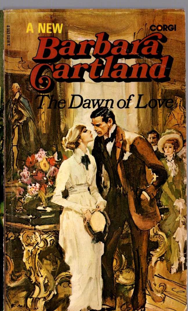 Barbara Cartland  THE DAWN OF LOVE front book cover image