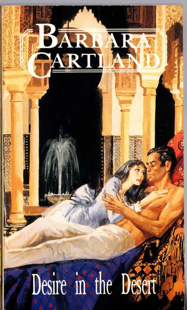 Barbara Cartland  DESIRE IN THE DESERT front book cover image