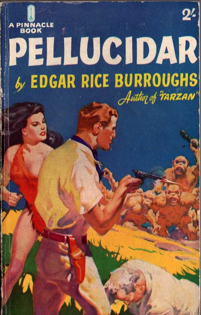 Edgar Rice Burroughs  PELLUCIDAR front book cover image