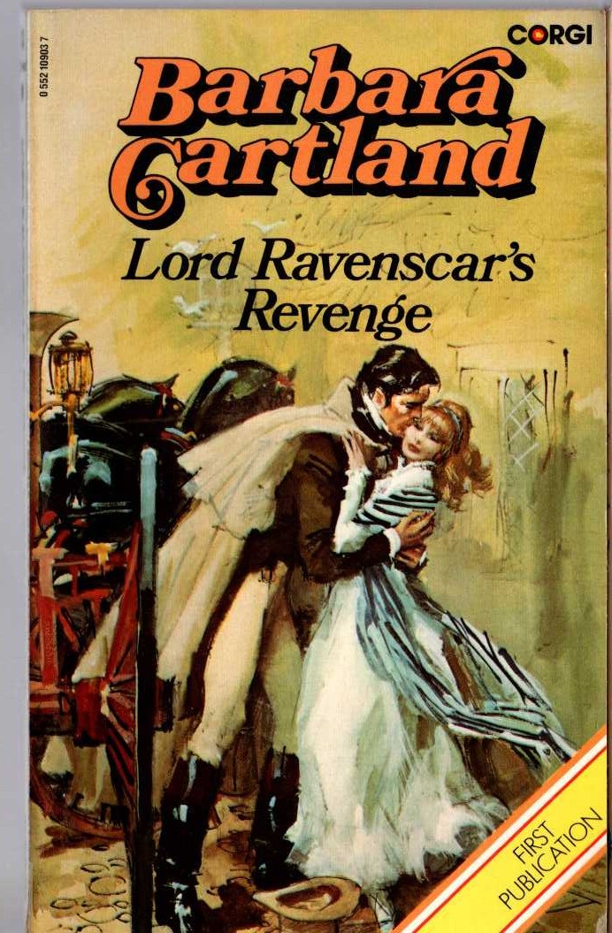 Barbara Cartland  LORD RAVENSCAR'S REVENGE front book cover image