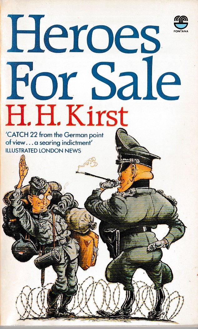 H.H. Kirst  HEROES FOR SALE front book cover image