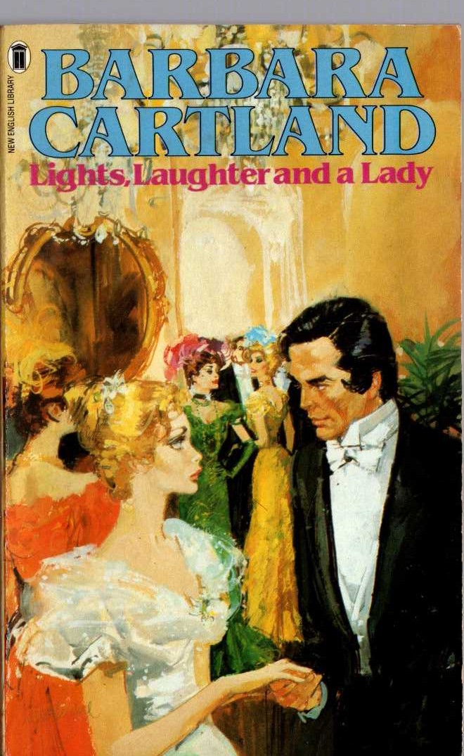 Barbara Cartland  LIGHTS, LAUGHTER AND A LADY front book cover image