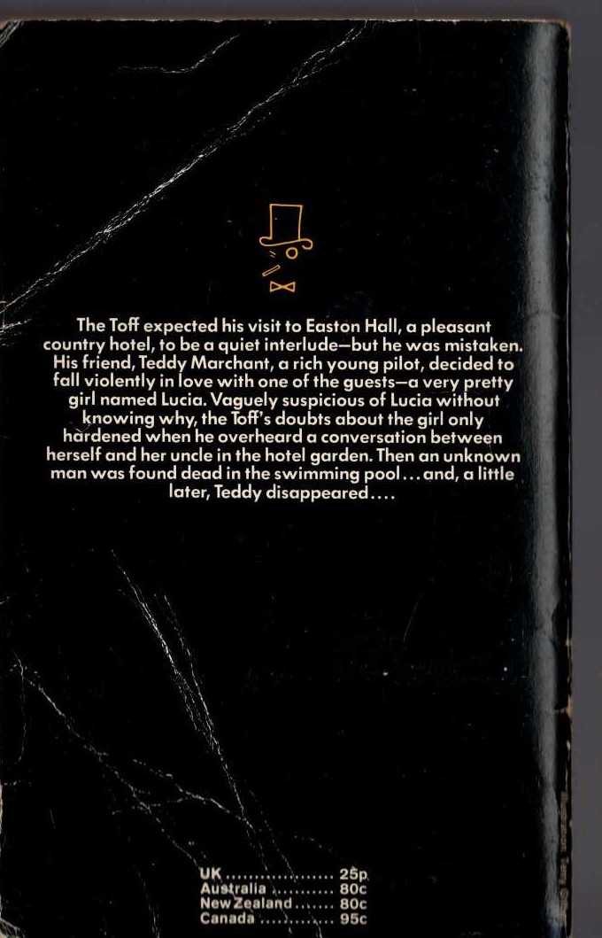 Enid Blyton THE RUBADUB MYSTERY<BR>
 . .Armada 1969 magnified rear cover image