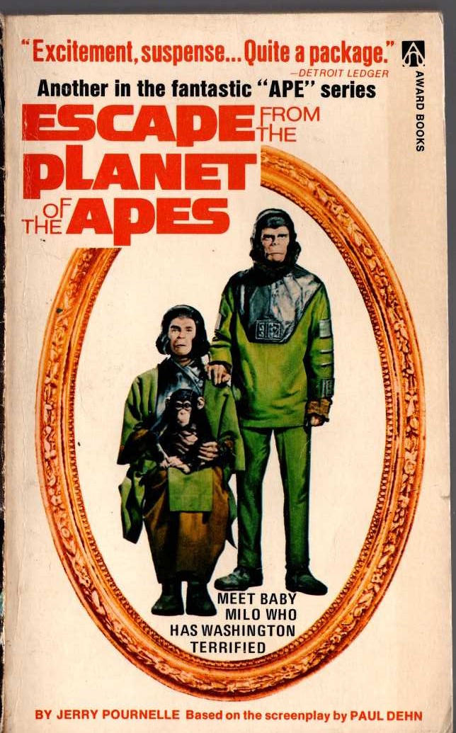 Jerry Pournelle  ESCAPE FROM THE PLANET OF THE APES front book cover image