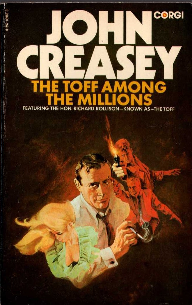 John Creasey  THE TOFF AMONG THE MILLIONS front book cover image